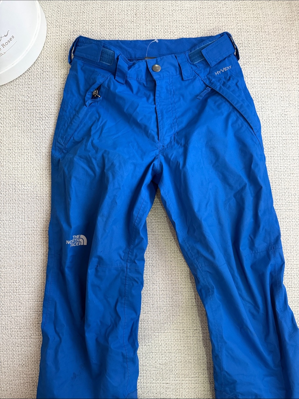 The North Face Blue boys HyVent Ski Snow Pants